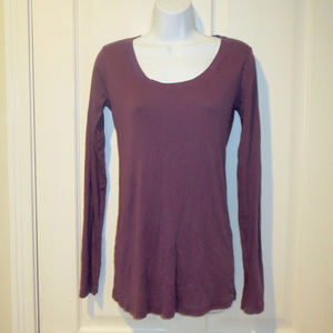 Michael Stars Supima Long Sleeve Top OSFM